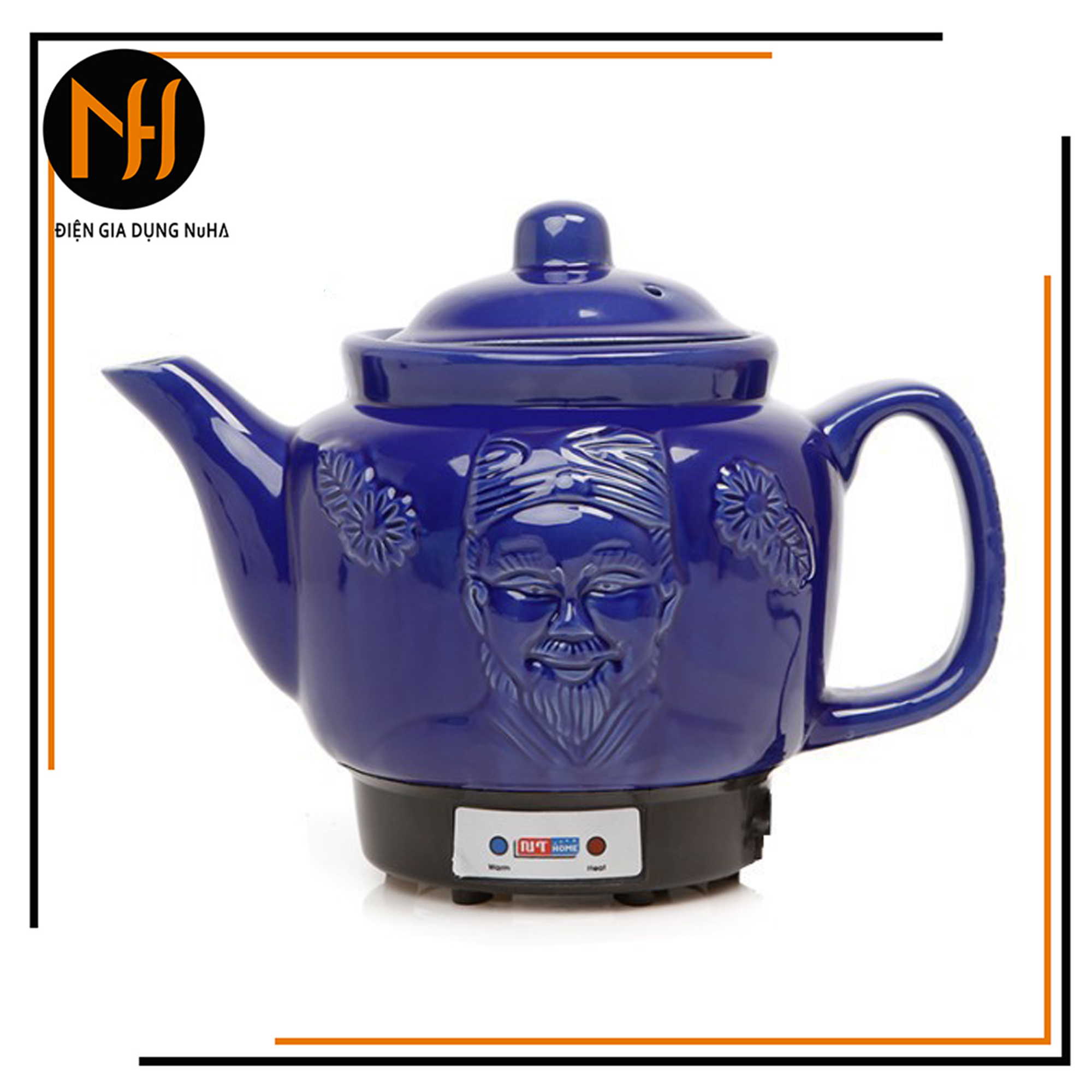 Siêu sắc thuoc điện tự động 2.5 Lít Ông già giao màu ngẫu nhiên bảo hành 12 tháng rơ le ngắt tự động và giữ ấm