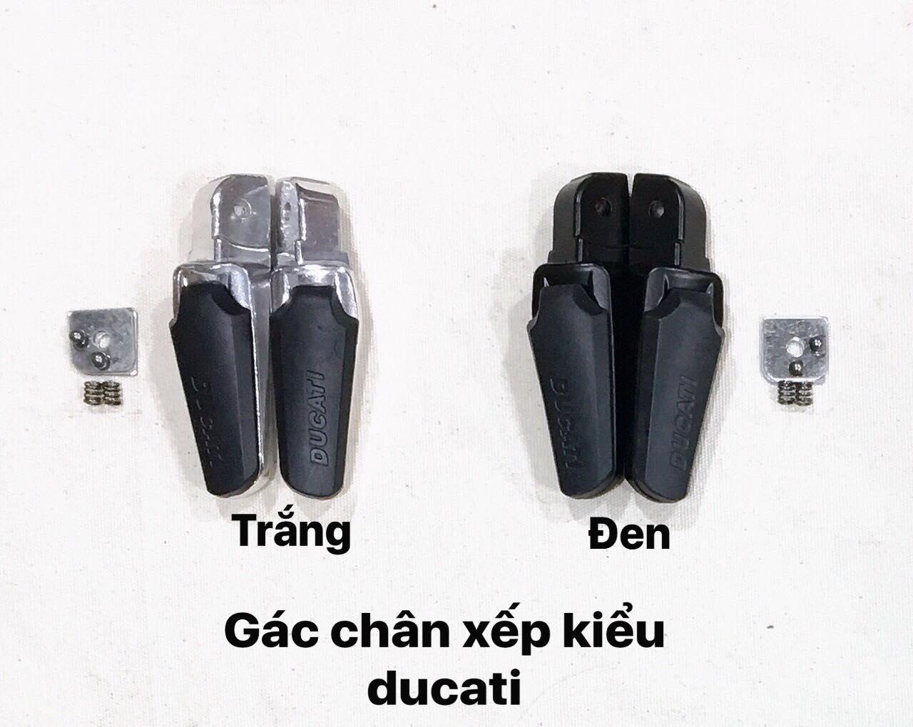Gác chân xếp ducati cho vario ( mọi xe )