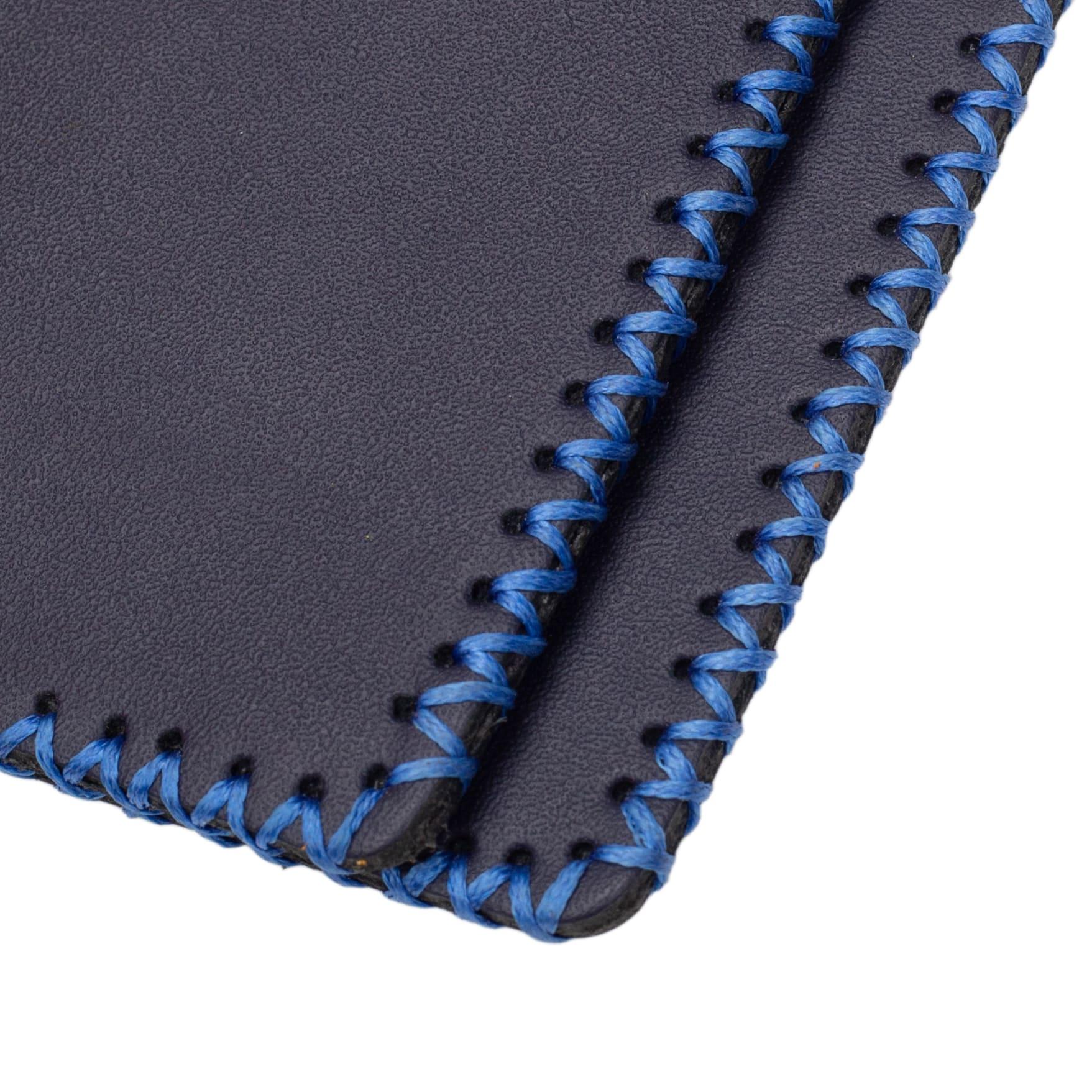Ví Nhỏ handmade da bò Galaxy Store GVM02 (Xanh Navy)