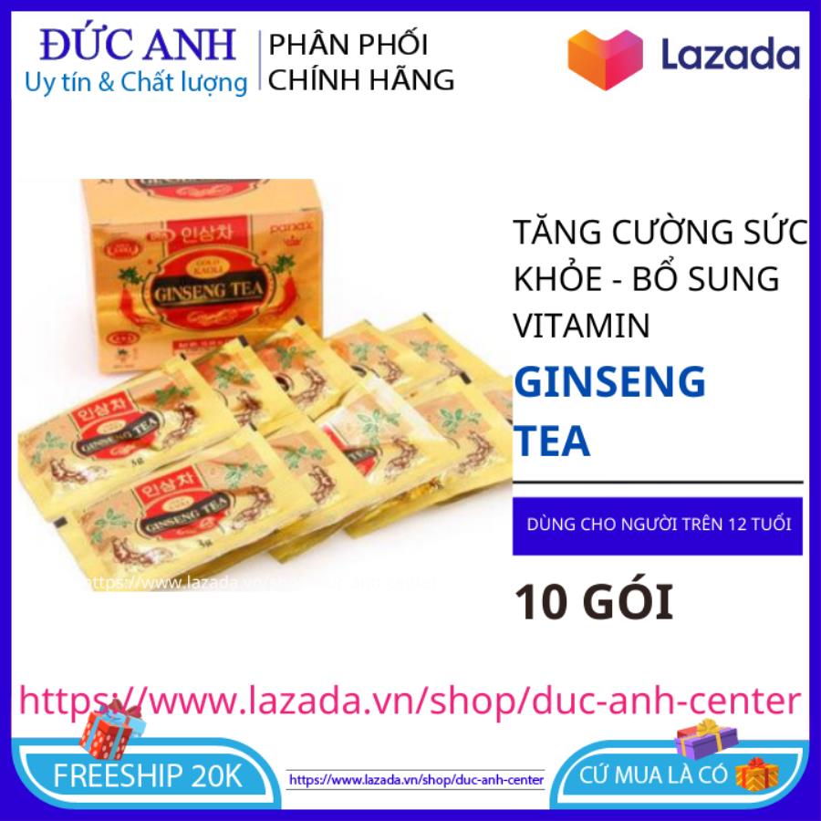 10 gói trè sâm Gingseng tea hàn Quốc mỗi gói 3 gam