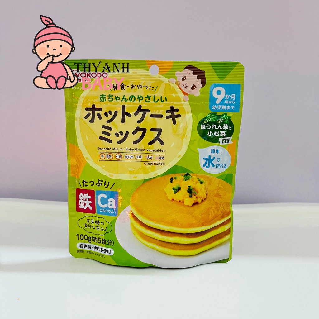 Bột Làm Bánh Pancake Wakodo Nhật Bản 100gr