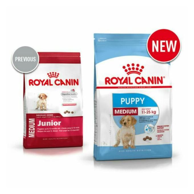 Thức ăn hạt cho chó con giống chó trung RC Medium Puppy