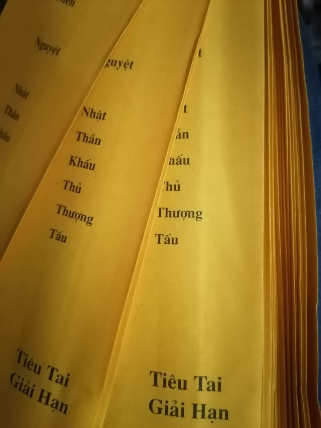 [HCM]Bộ 2 Sớ cúng nguyện cầu Tiêu tai Giải hạn