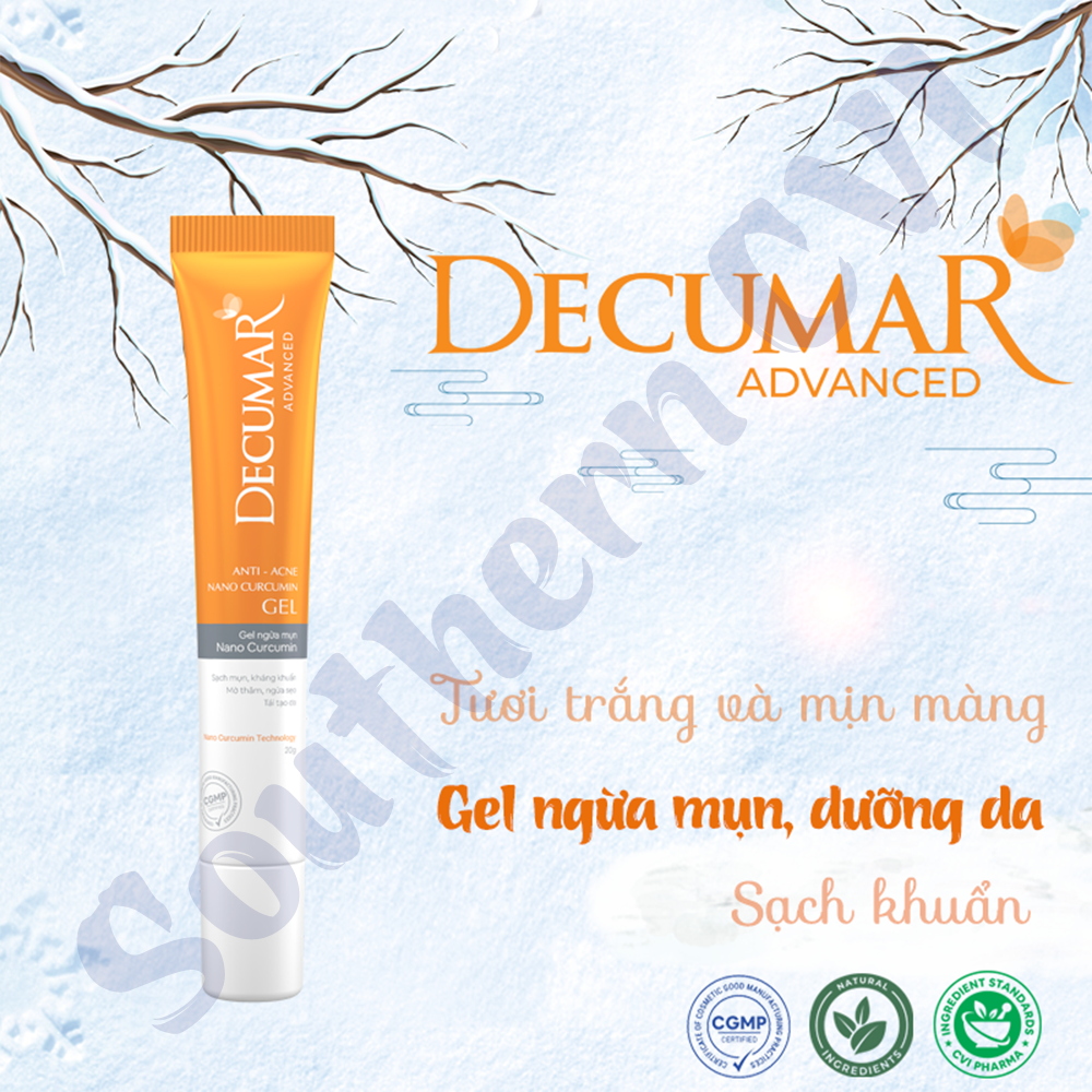 Gel Ngừa Mụn Decumar Advanced 20G