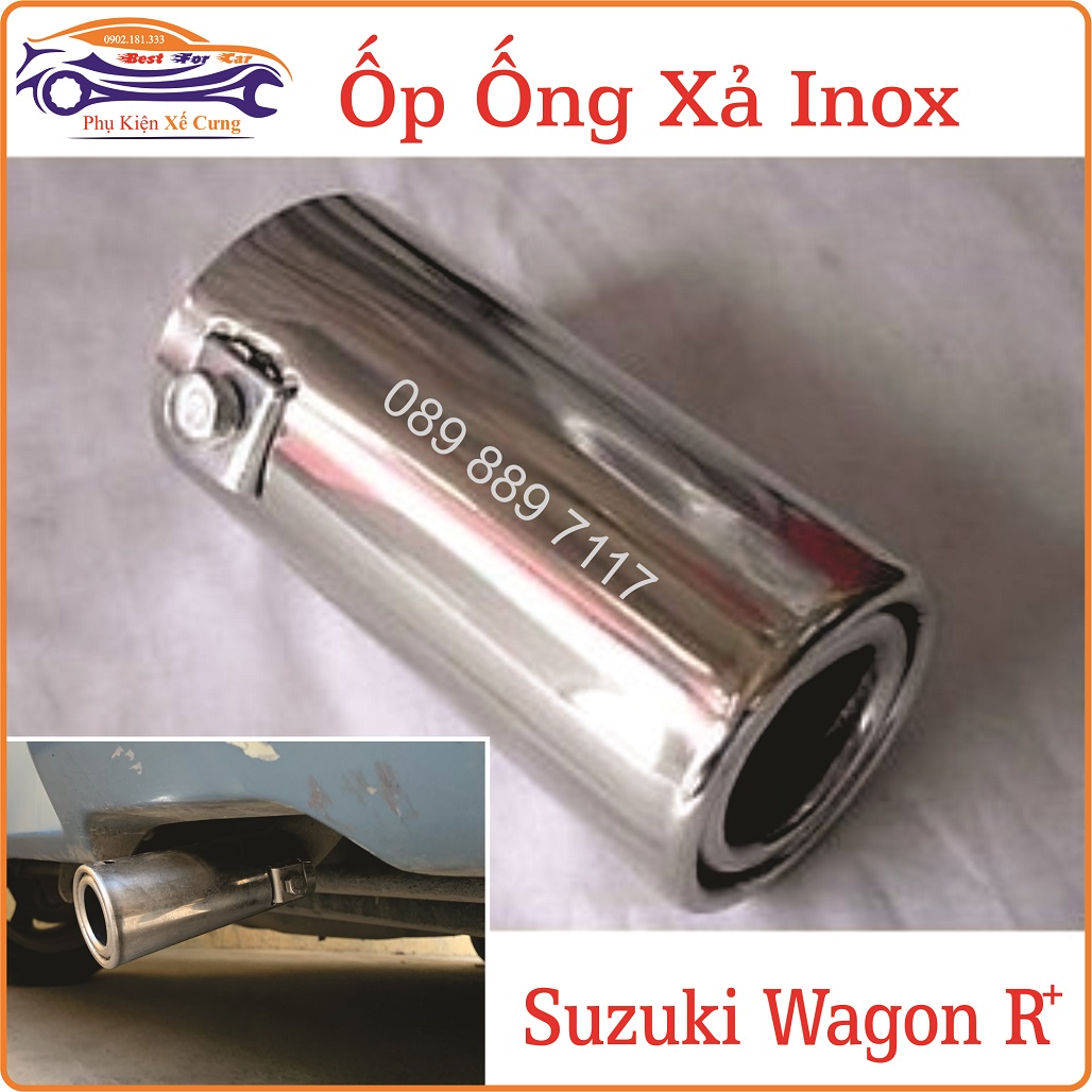Ốp ống xả Inox Suzuki Wagon R+