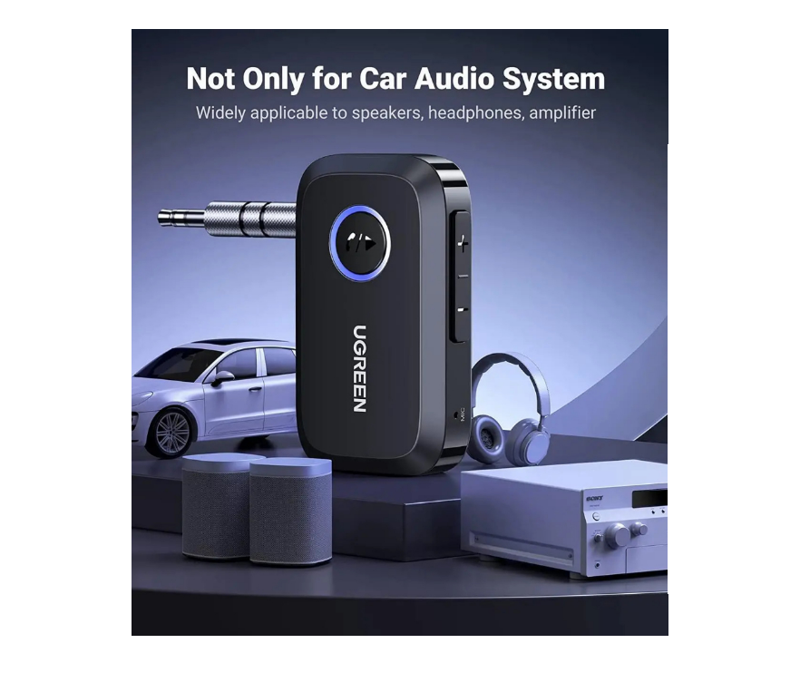 Thiết bị nhận Bluetooth 5.3 jack cắm Audio AUX 3.5mm - Ugreen 90748 Chính Hãng