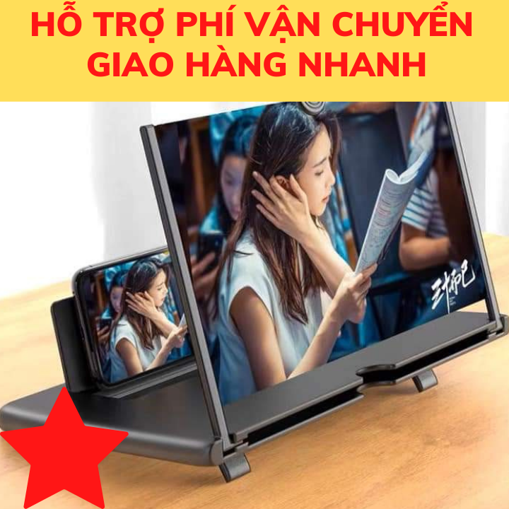 Kính phóng to giá đỡ màn hình điện thoại công nghệ 3D thế hệ mới - giá đỡ phóng đại màn hình siêu nét 5D
