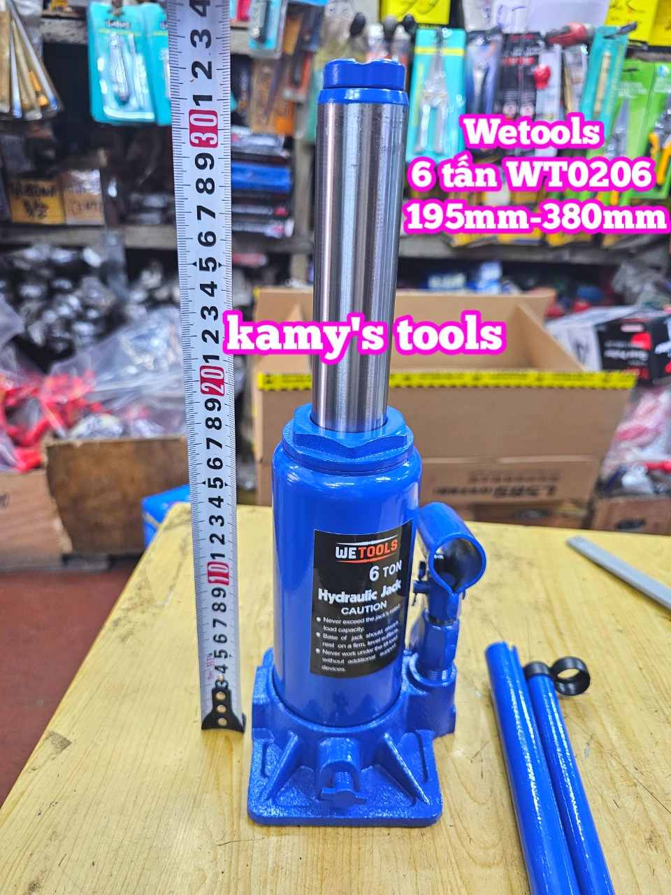 KÍCH CON ĐỘI THỦY LỰC 6 TẤN (CON ĐỘI THỦY LỰC, KÍCH THỦY LỰC, CON ĐỘI Ô TÔ)