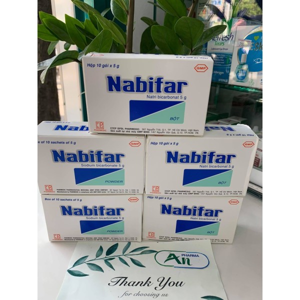 Gói muối vệ sinh phụ nữ Nabifar -Hộp 10 gói nhập khẩu