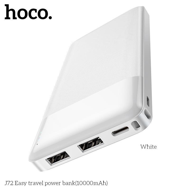 Hoco Chính Hãng - Pin sạc dự phòng J72/J72A Hoco 2 cổng Input/Output max 2A