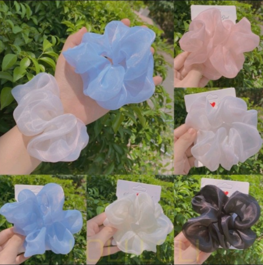 Scrunchies Buộc Tóc Xinh Xắn Cho Nữ