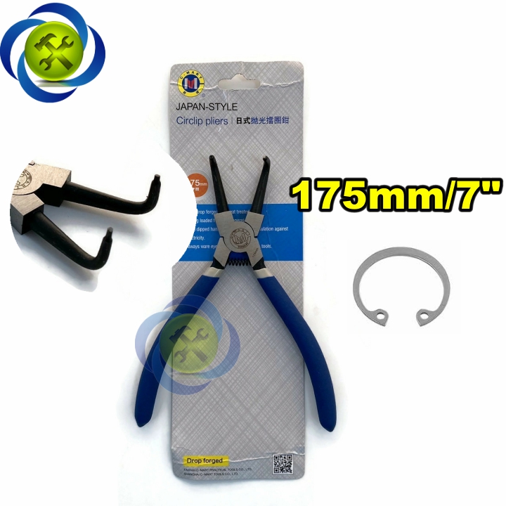 Kìm phe trong miệng cong c-mart b0025-07 dài 175mm