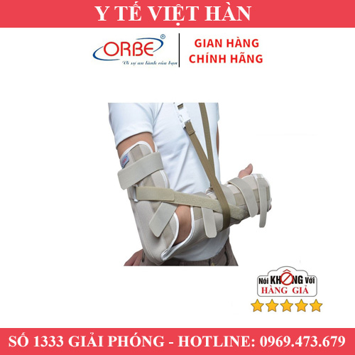 Nẹp cánh tay cao cấp orbe h3 - hỗ trợ cố định gãy xương - bong gân ở dưới xương cánh tay - khớp khuỷu tay