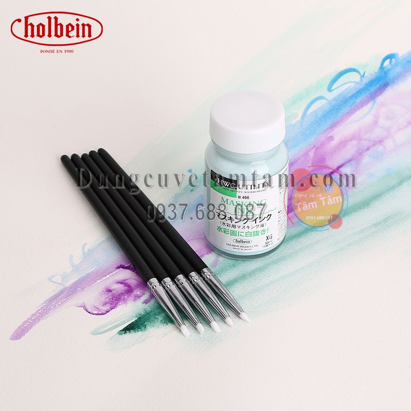 Keo chặn màu nước holbein - holbein masking 55ml