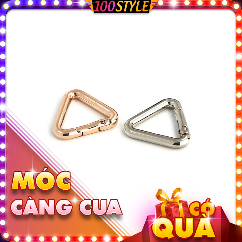 Set of 2 PCs triangular hooks for handbag cord-100style