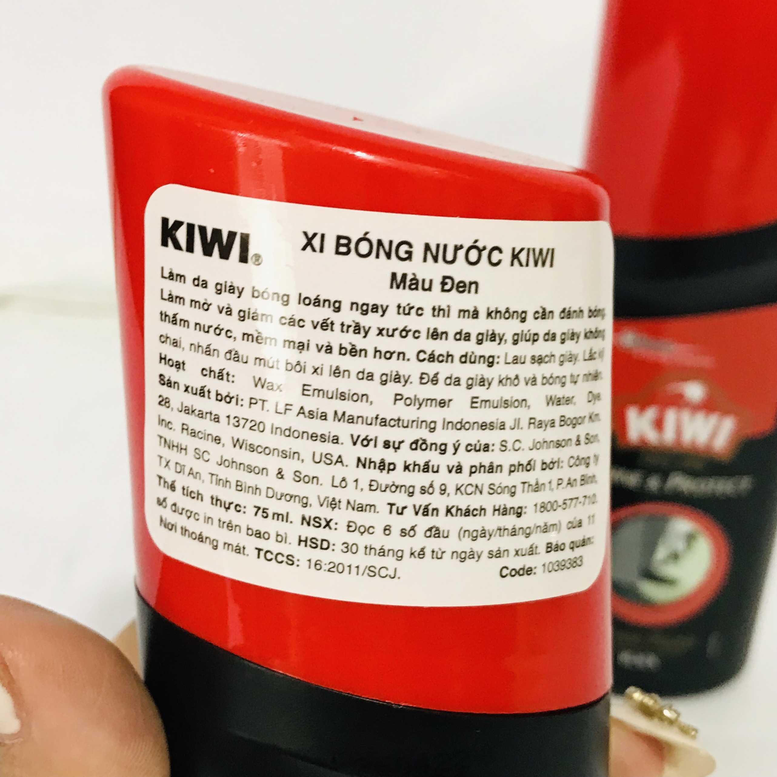 Xi nước đánh giầy KIWI  75ml