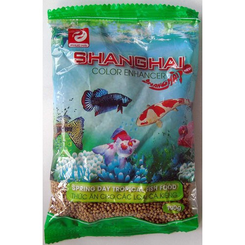 Thức Ăn Cá ShangHai dạng Viên ( gói 100g) - Cám Cá Cảnh