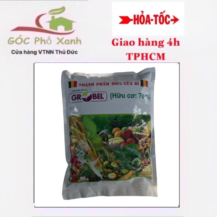 Phân hữu cơ viên nở Bỉ Grobel gói 2kg