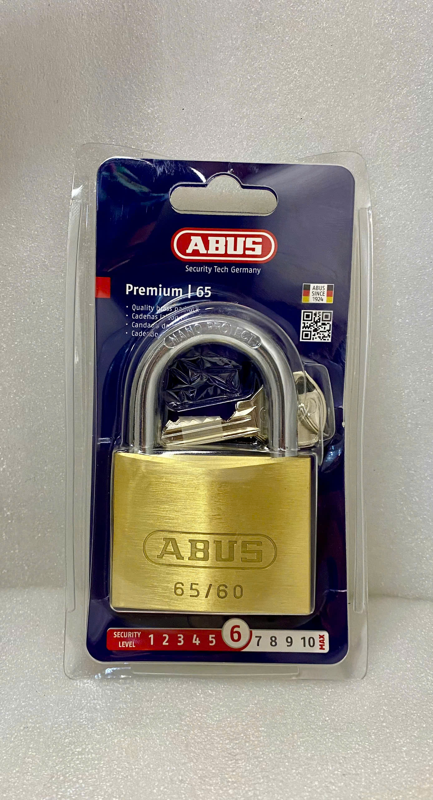 [HCM]ABUS 65/60 KHOÁ THAU BẤM ABUS 65/60MM SIZE 60mm 4 CHÌA THAU CAO CẤP KHOÁ ĐỨC RẤT BỀN BẢO VỆ AN TOÀN