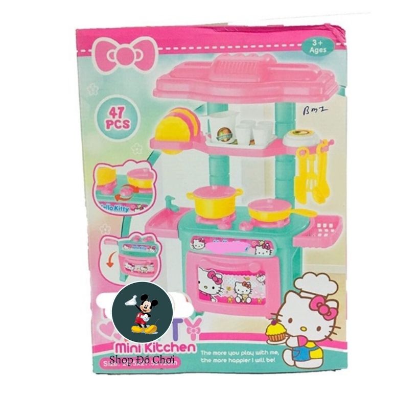 Bộ đồ chơi nhà bếp mini kitchen hellokitty