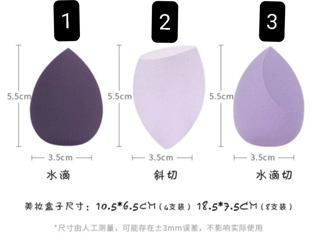 Bông mút tán kem nền, phấn nước - hàng to, đẹp