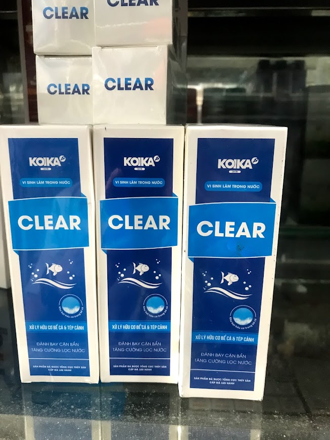 Vi Sinh KOIKA CLEAR Giúp Cá Khỏe, Nước Trong