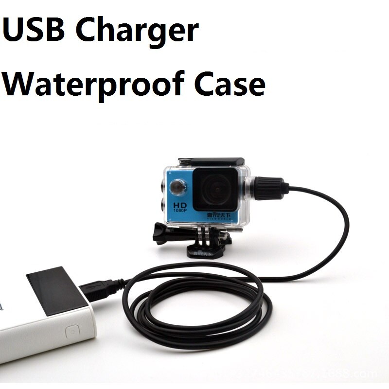 Case SJ4000 có lỗ cắm sạc