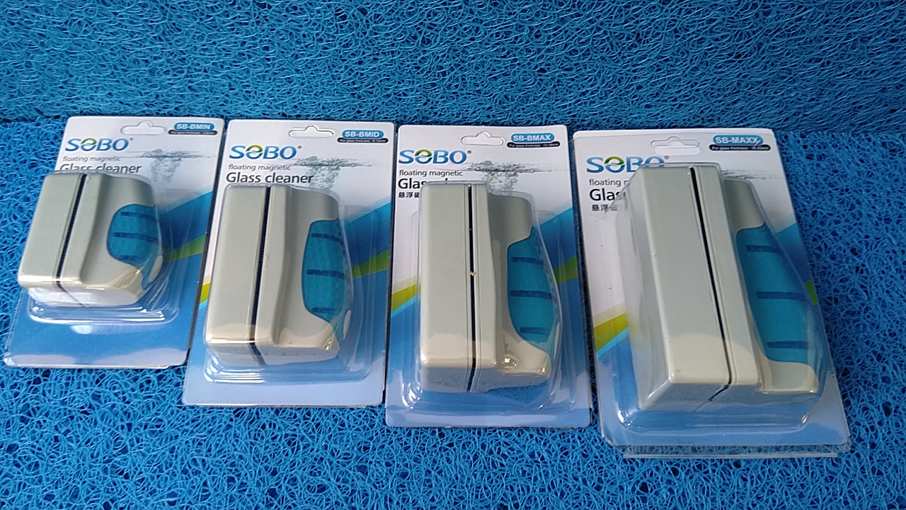 Bộ chùi kính hồ cá SOBO dùng cho kính 4-20mm.