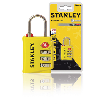 Ổ khóa số Stanley S742-056 30mm 3 Digit Zinc Security Indicator.