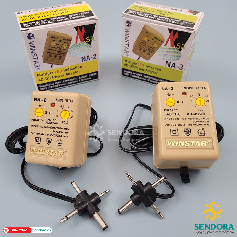 [HCM]Sạc đa năng máy phun xăm (Adapter) Winstar NA-3, NA-2
