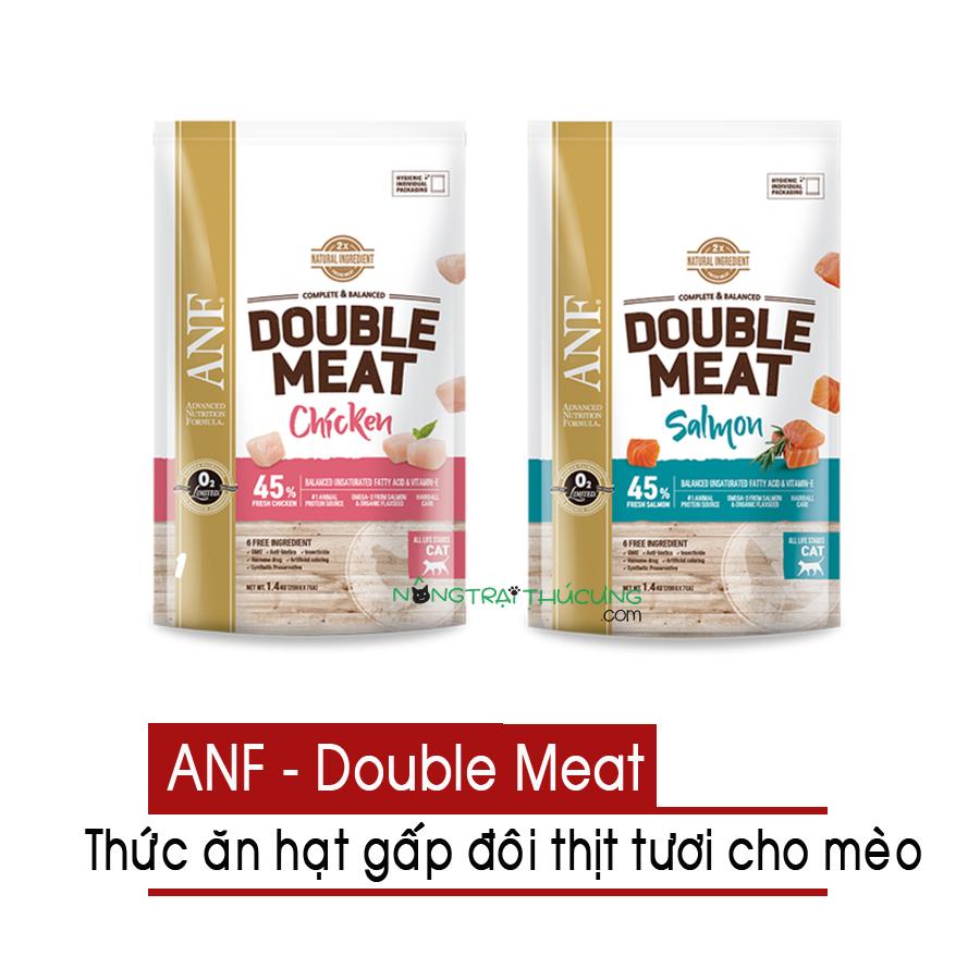 [Sản phẩm mới] Hạt cho mèo ANF Double Meat - Gấp đôi thịt 1.4kg - [Nông Trại Thú Cưng]