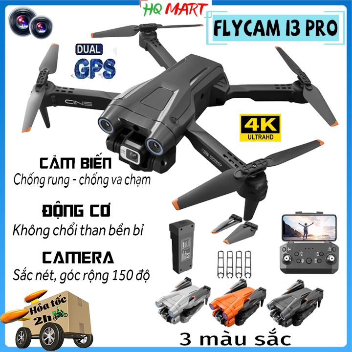 Flaycam mini, Fly cam giá rẻ I3 Pro, May bay dieu khien tu xa
