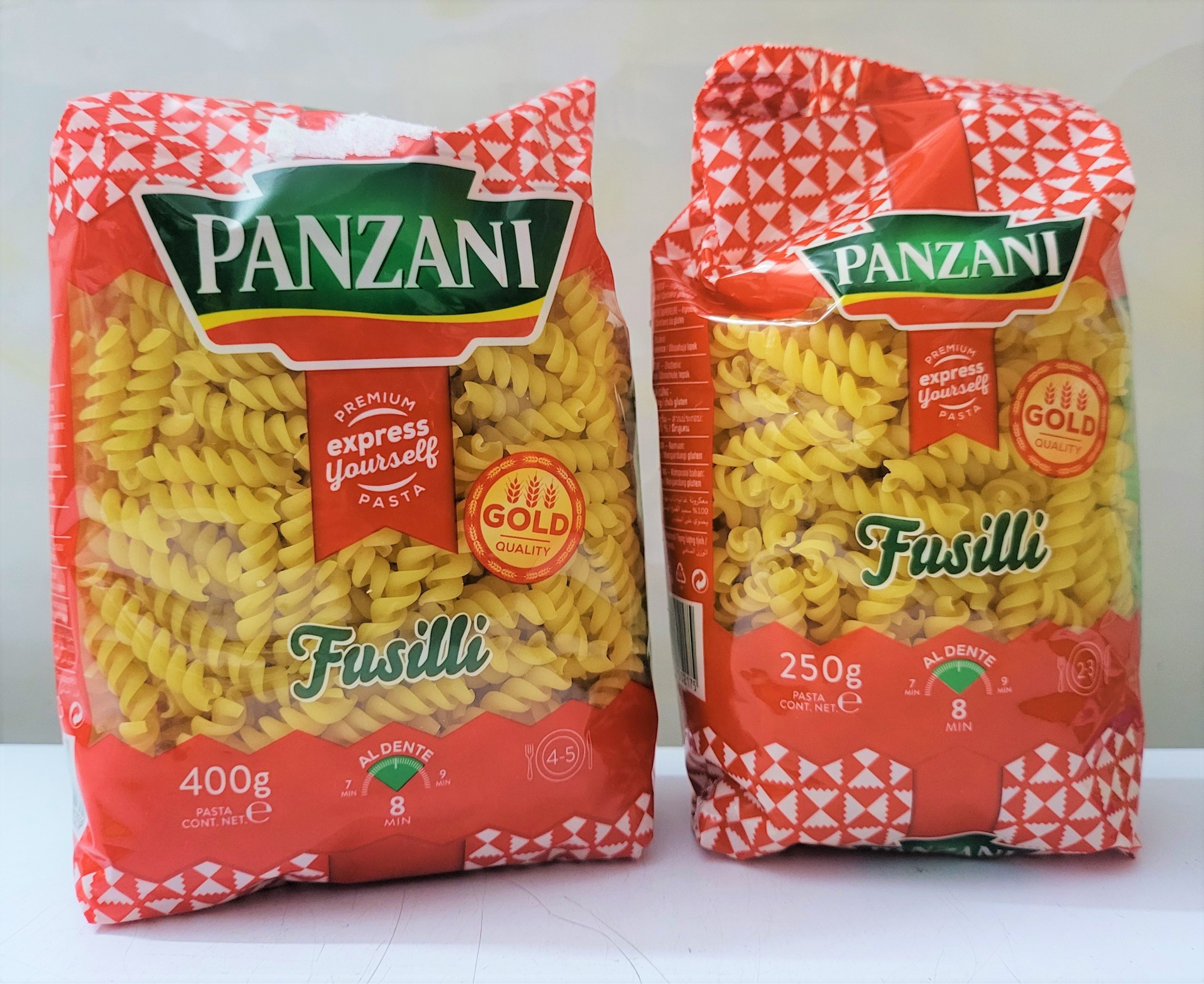 [Gói 400g] NUI XOẮN [Italia] PANZANI Fusilli Pasta