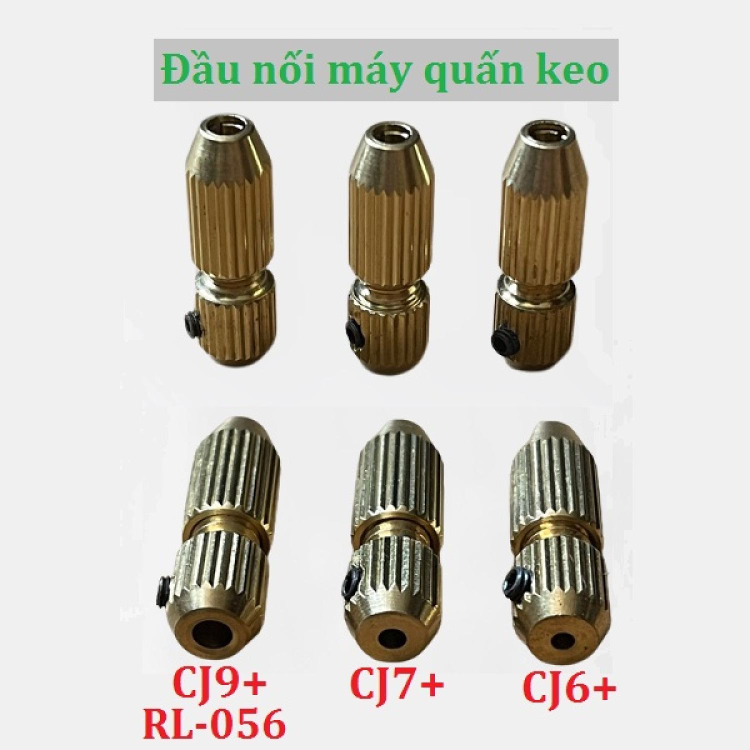 Đầu nối ra trục 3.0mm cho máy quấn keo cj6+ cj7+ cj9+ rl-056