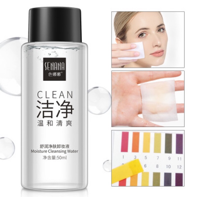 [HCM]Nước Tẩy Trang Không Cồn Senana 50Ml