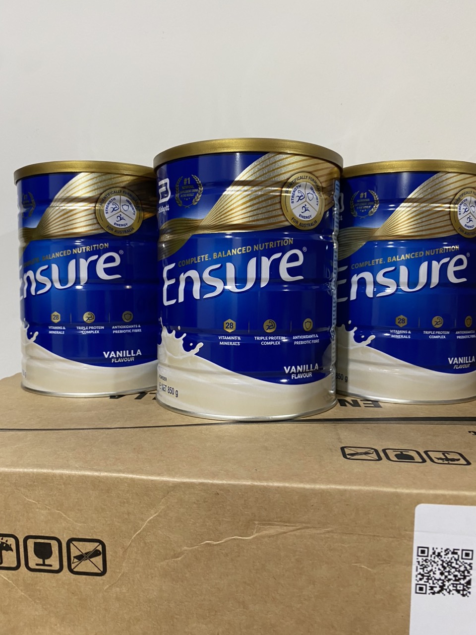 (date T8/2026) Sữa Ensure Úc 850g, vị vani