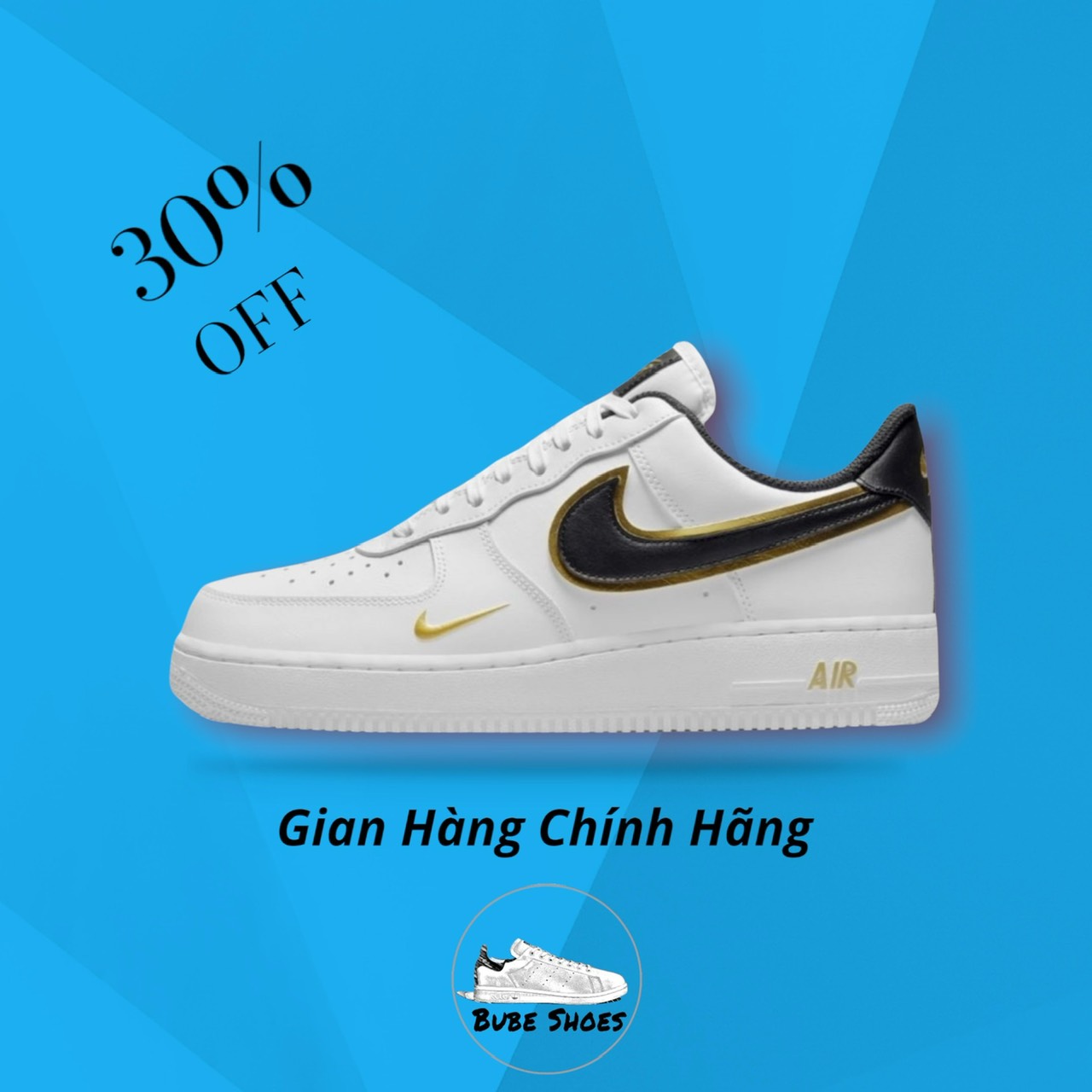 (Chính Hãng) Giày Air Force 1 Low '07 White Black DH7561-102
