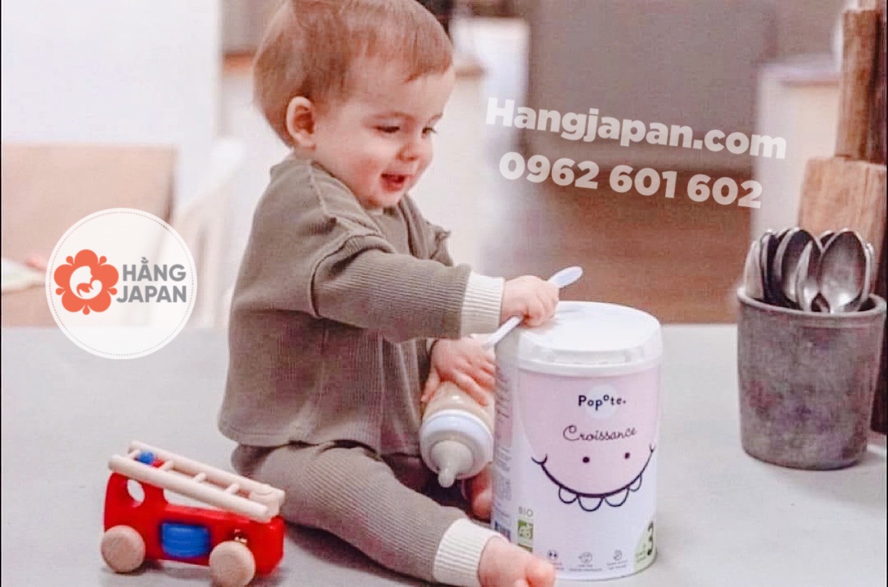 Sữa công thức hữu cơ Popote Bio (800g) số 1, 2, 3 - Hàng Pháp