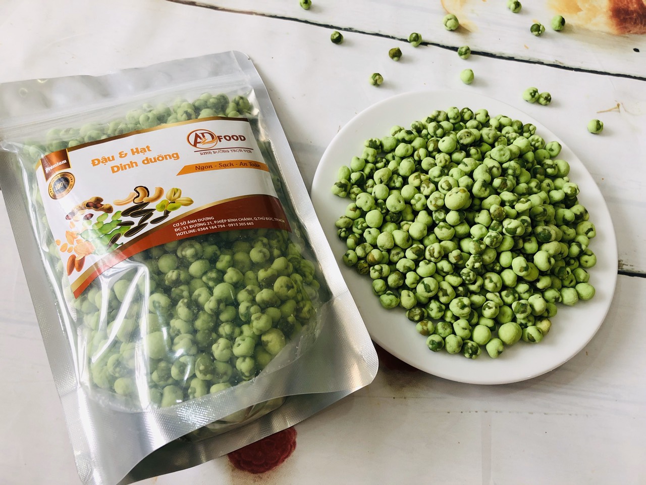 500g ĐẬU HÀ LAN WASABI - doanvat_hangduong