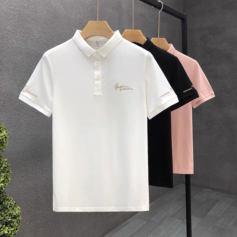 Áo polo nam, áo thun nam cổ bẻ, áo thun nam có cổ màu đen, trắng phong cách trẻ trυng tienfashion26 mrt66