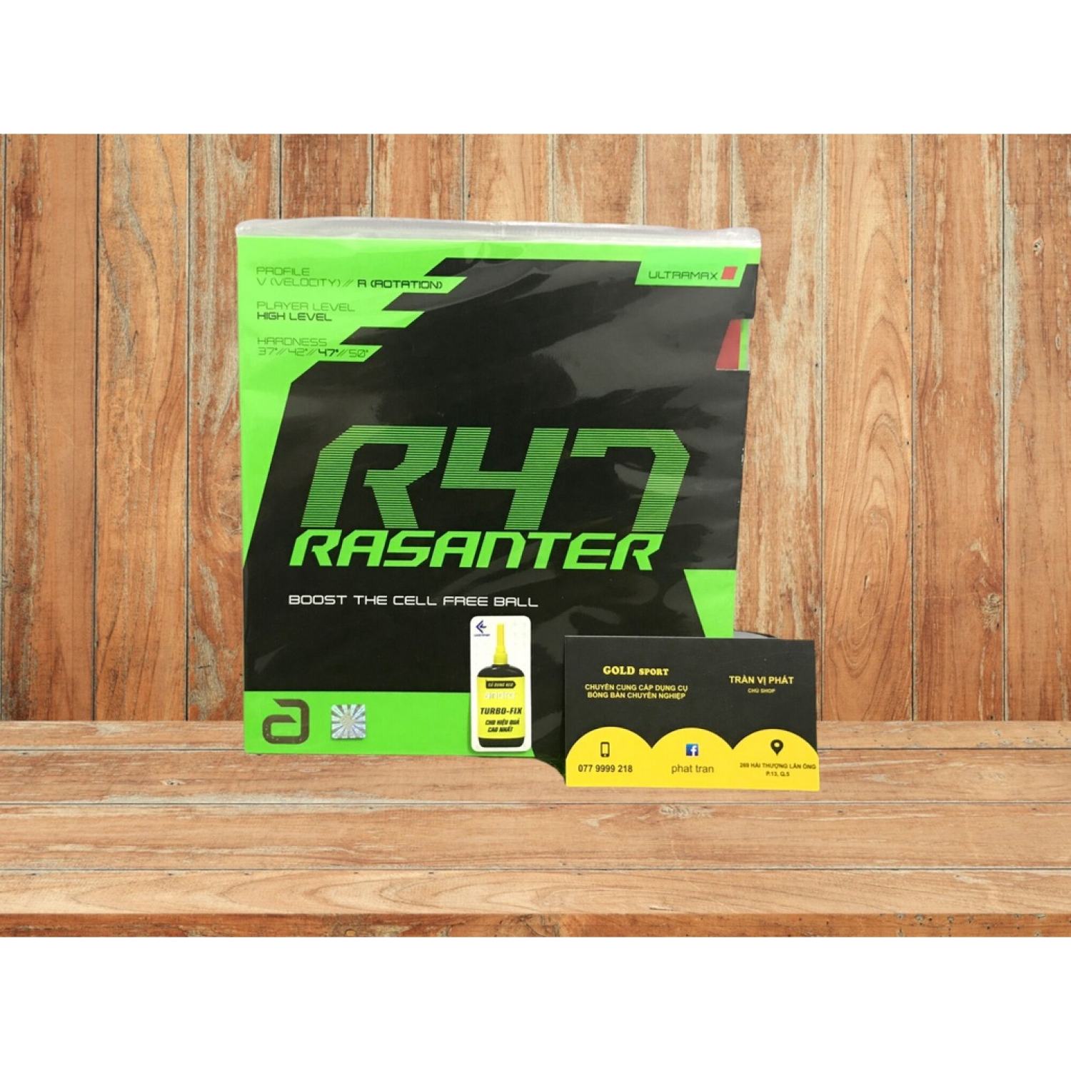 Mặt Vợt Bóng Bàn ANDRO Rasanter R47 – Tốc Độ Cao, Tạo Xoáy Mạnh, Chính Hãng Đức
