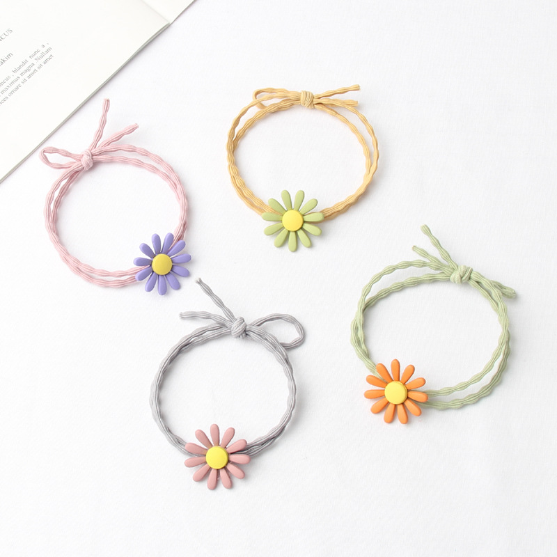 Set 5 Cột (Buộc) Tóc Hoa Cao Cấp