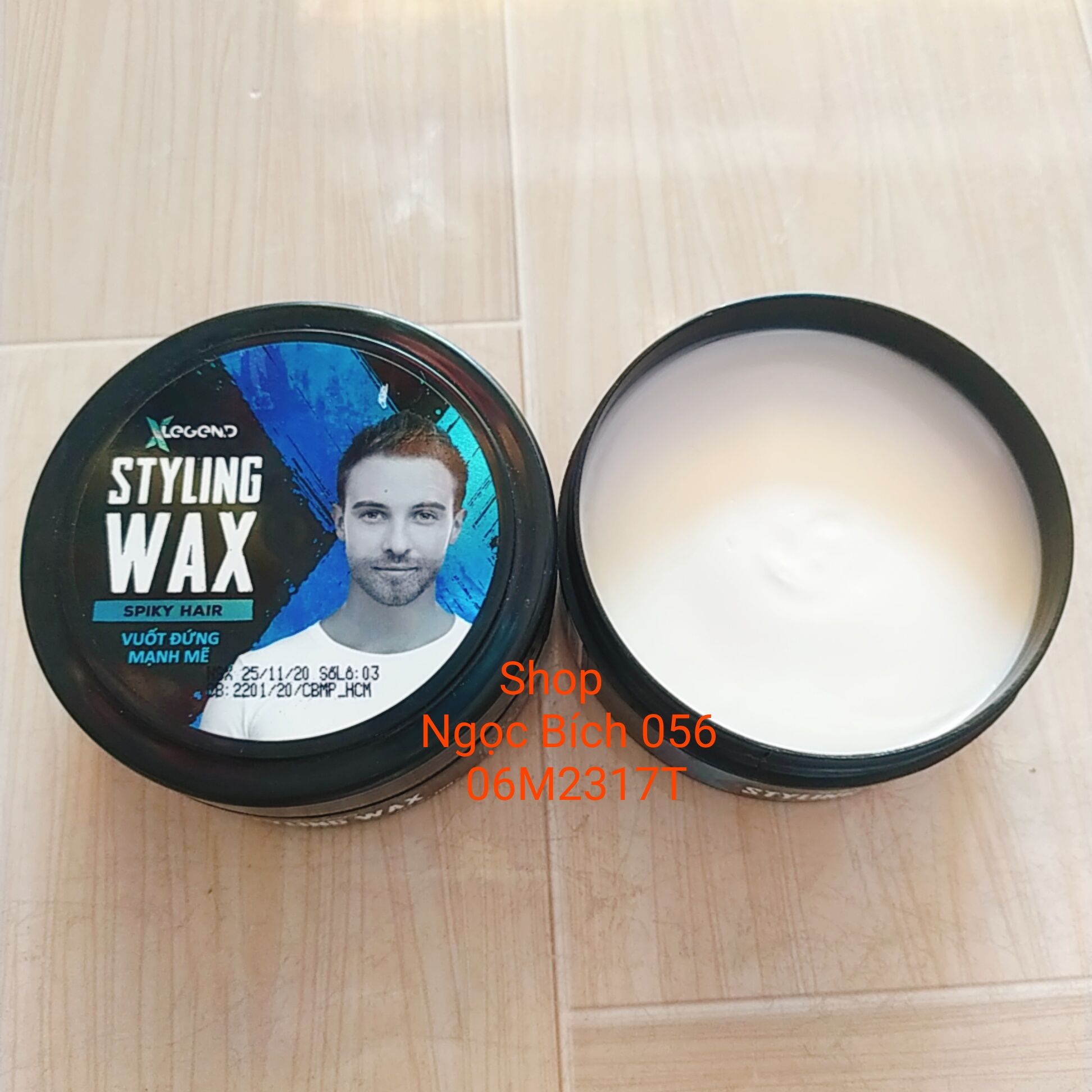 Sáp vuốt tóc styling wax 100gam