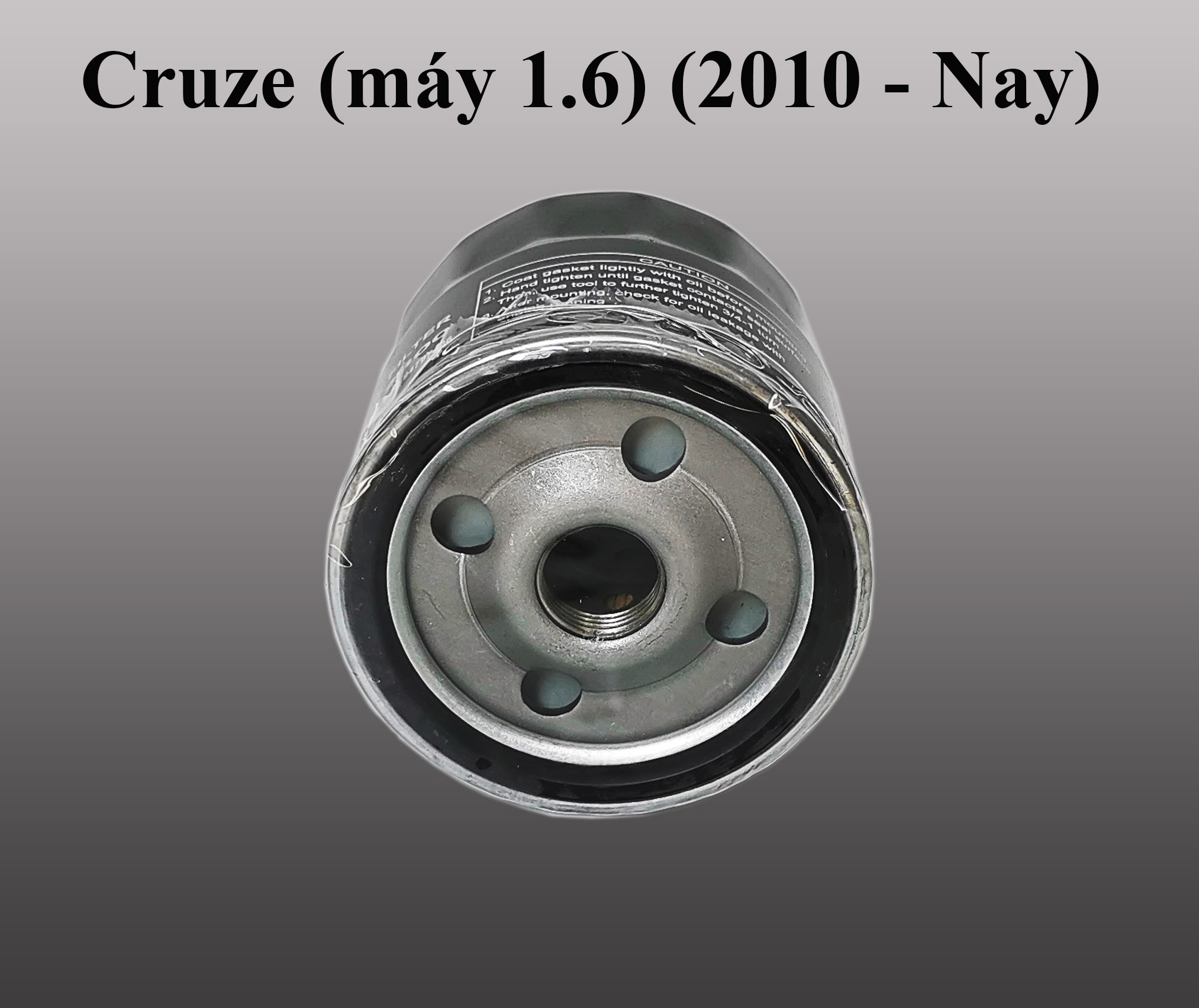 Lọc nhớt Cruze (máy 1.6) (2010 - Nay)