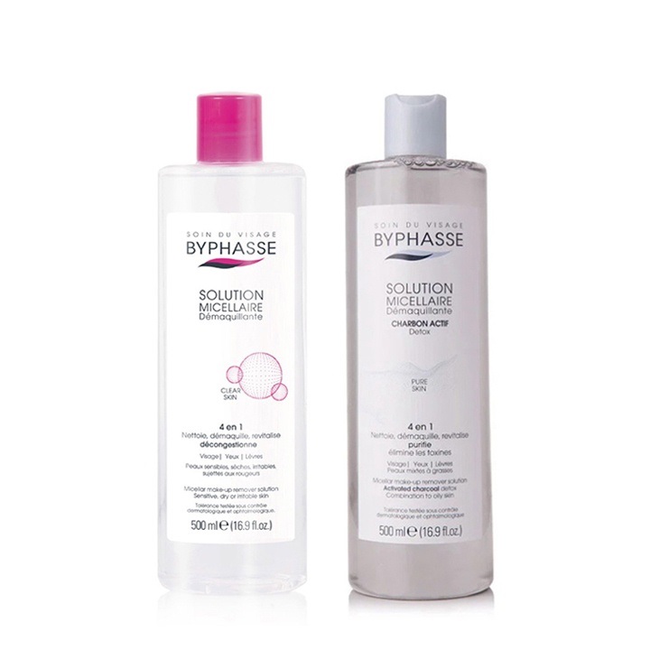 Nước Tẩy Trang Byphasse 500ml Micellar Make-up Remover Solution
