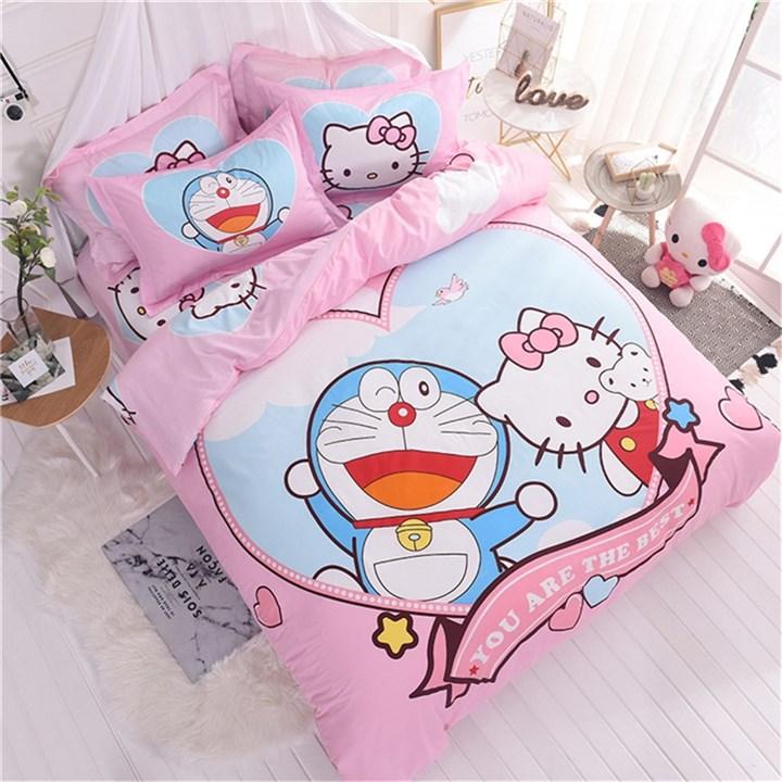 Bộ chăn ga gối cotton 3D cho bé mẫu 33