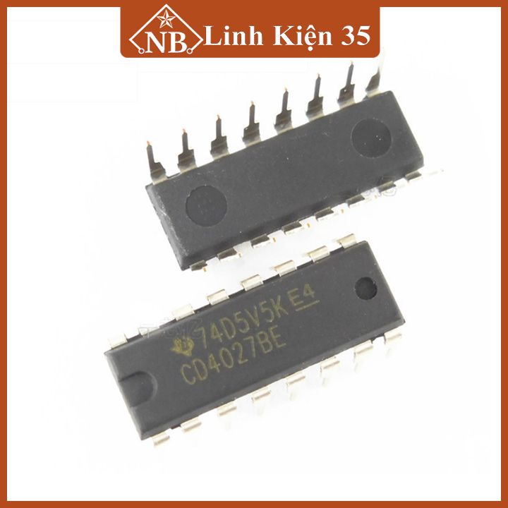 IC CD4027BE DIP16 16 chân cắm
