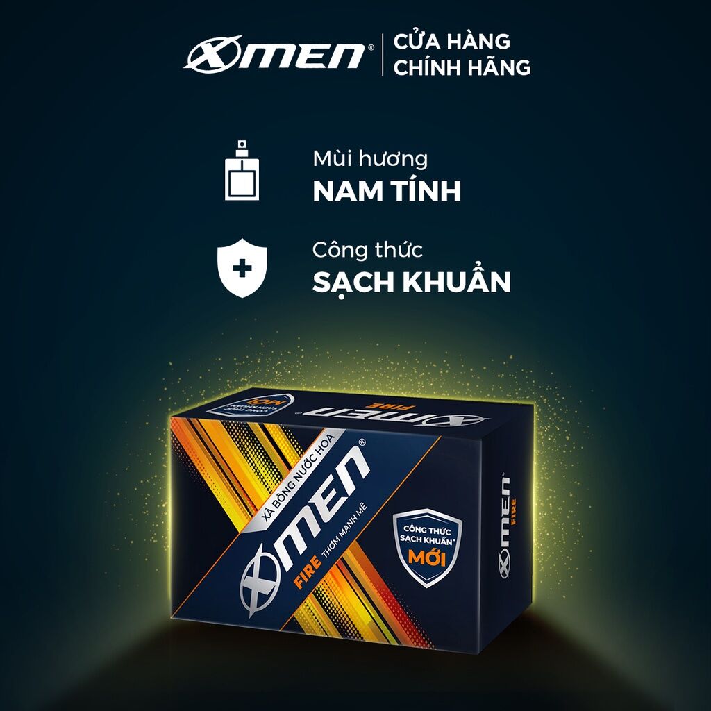 Xà Bông X-Men Fire Thơm Mạnh Mẽ 90g