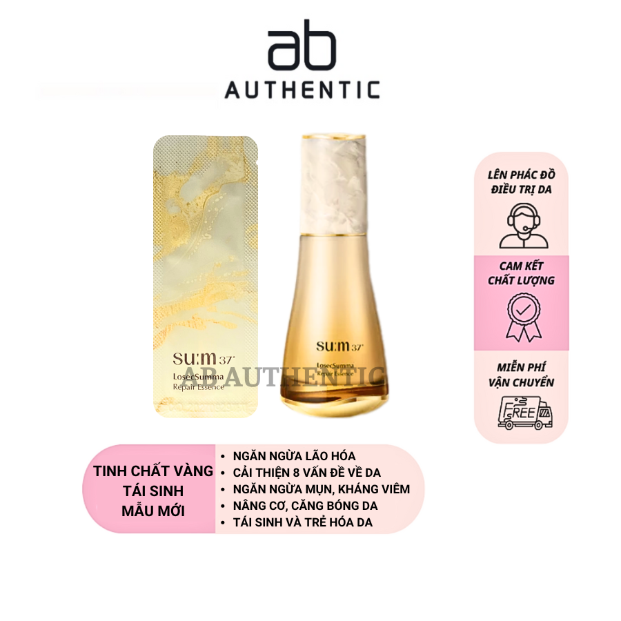 Gói Sample Tinh chất vàng 8-1 Sum 37 Losec Summa Elixir essence MẪU MỚI- AB Authentic