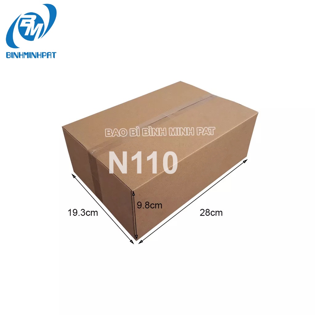 Carton box 28 × 19,3 × 9,8cm packing goods courier